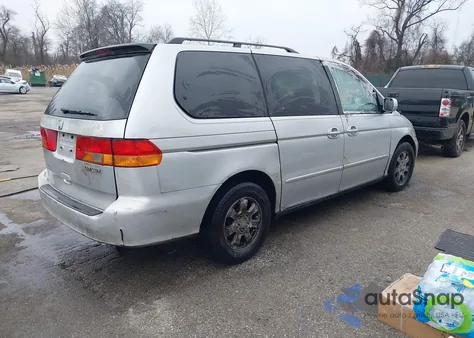 2002 Honda Odyssey Ex from USA, damaged, VIN 5FNRL18622B013804